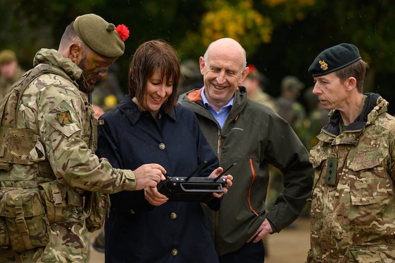 Defence Secretary John Healey and Chancellor Rachel Reeves