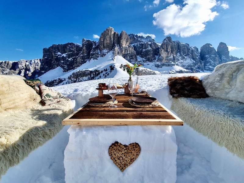 A picnic on the slopes by Dream Beyond, which creates luxury, personalised experiences across Italy. (Dream Beyond)