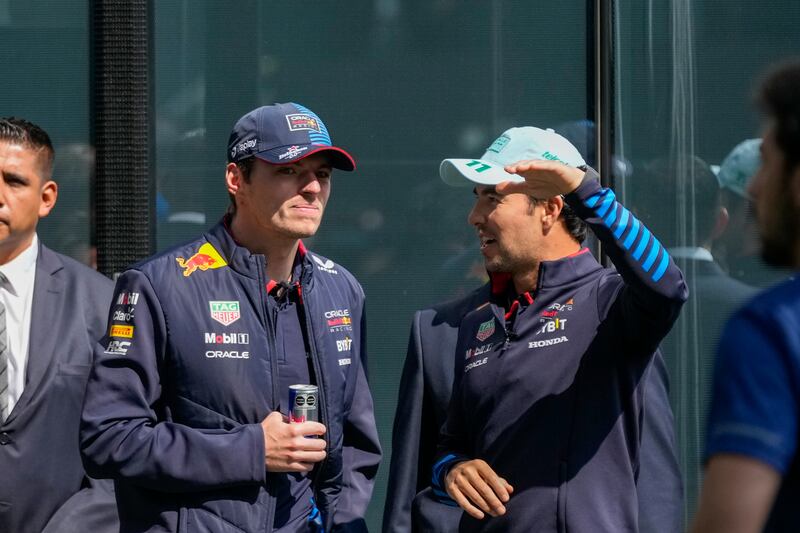 Sergio Perez has struggled to match the performance of team-mate Max Verstappen (AP Photo/Moises Castillo)