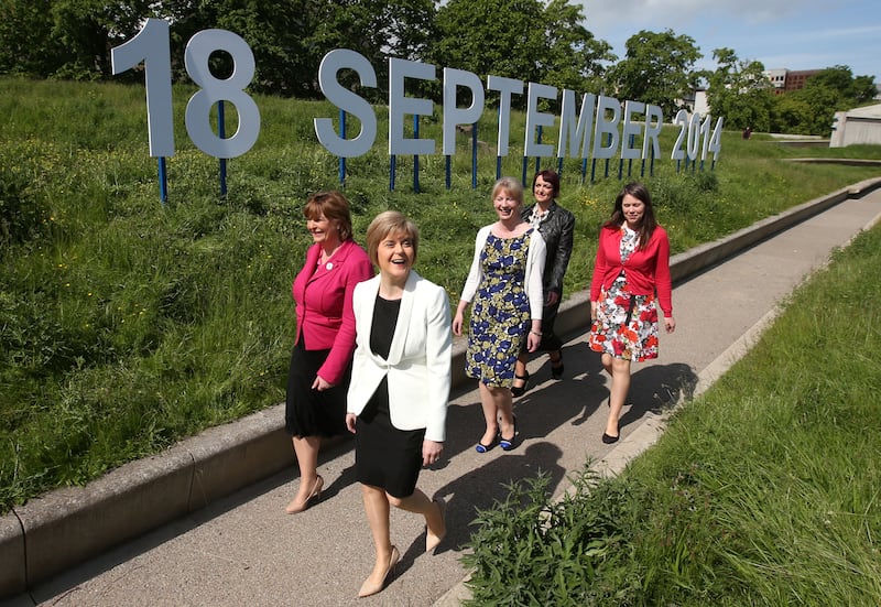 Nicola Sturgeon was at the forefront of the campaign for independence