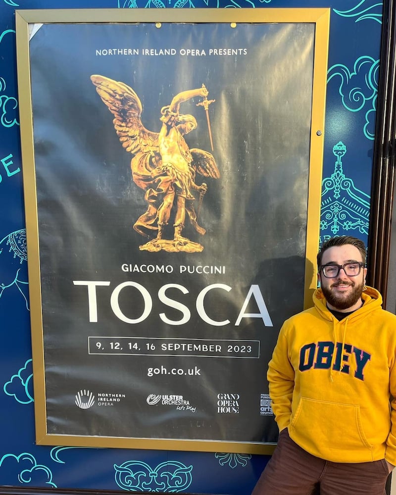 In September 2023 Daniel performed as part of the chorus in Northern Ireland Opera’s production of Tosca