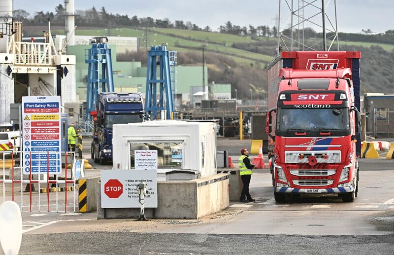 Checks on goods coming from GB are required under the Windsor Framework and NI Protocol. Picture: Colm Lenaghan/Pacemaker