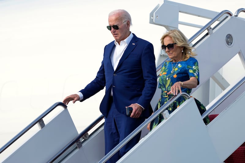 Anxiety is running high among Democrats over Mr Biden in the wake of his dismal TV debate performance (AP)