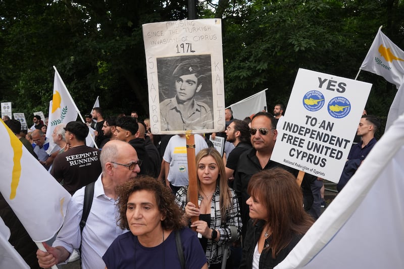 Members of the National Federation of Cypriots in the UK