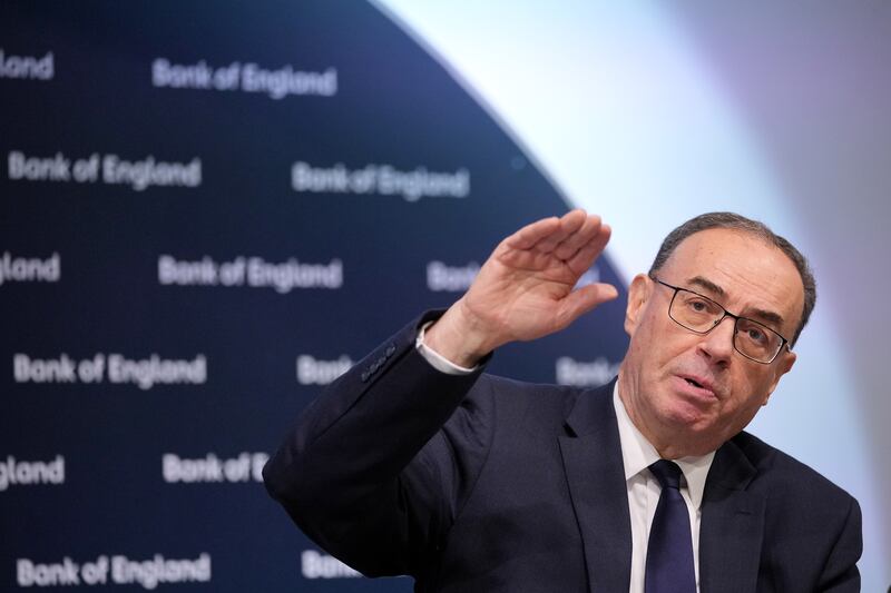 Andrew Bailey, governor of the Bank of England