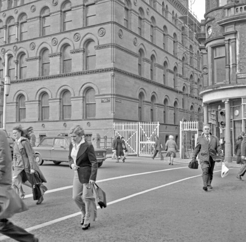 Callender Street entrance to the former &#39;ring of steel&#39; 