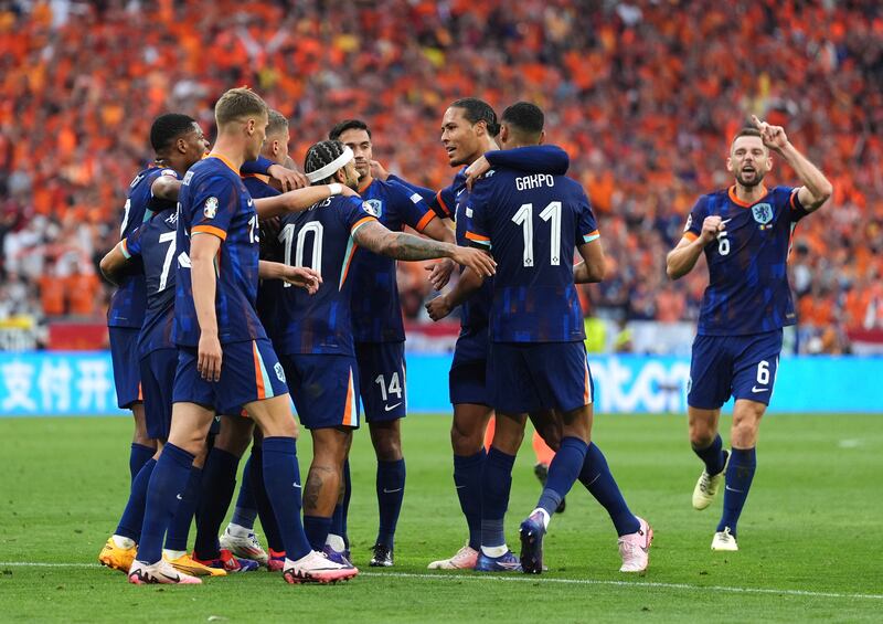 Netherlands were in good form against Romania in the last 16