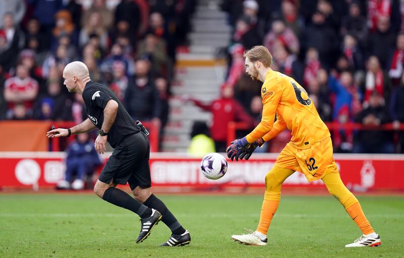 Tierney signalled for an unopposed drop ball for Liverpool