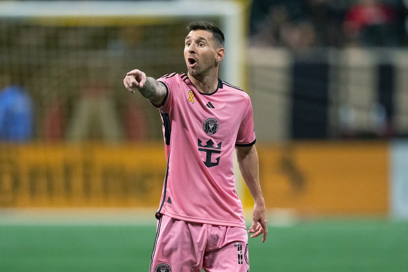 Lionel Messi has carried Inter Miami to the MLS play-offs (John Bazemore/AP)