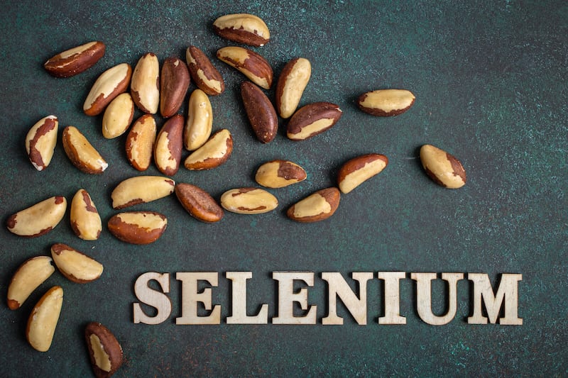 Brazil nuts are high in selenium