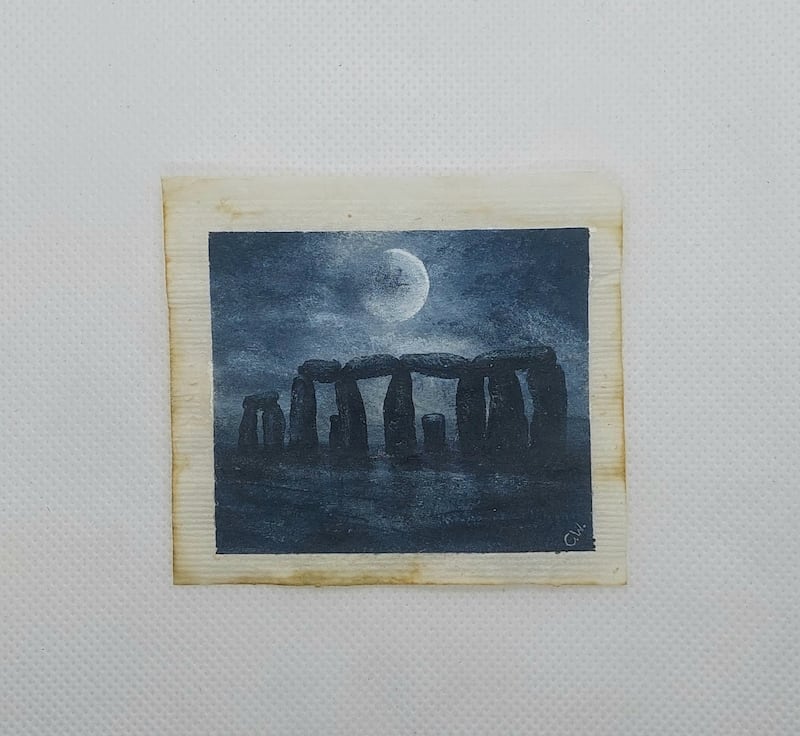 Mrs West said her favourite landmark to paint has been Stonehenge