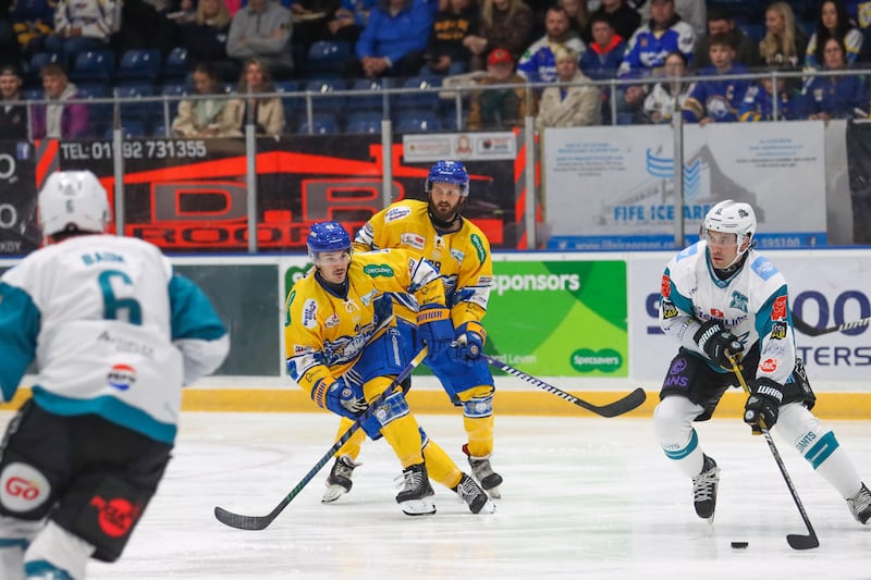 Belfast Giants made it a double over the weekend with a 7-3 win over Dundee and a 4-2 victory over Fife on Sunday evening
Picture: Fife Flyers