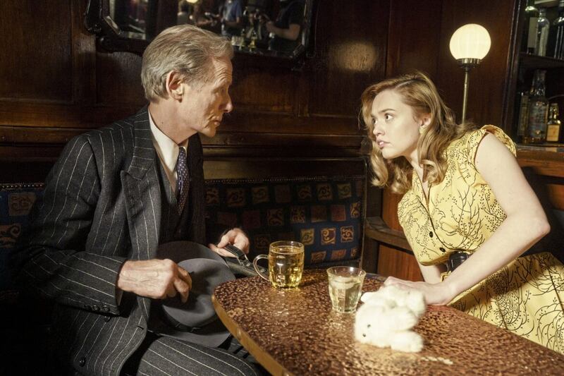 Living: Bill Nighy as Mr Williams and Aimee Lou Wood as Margaret 
