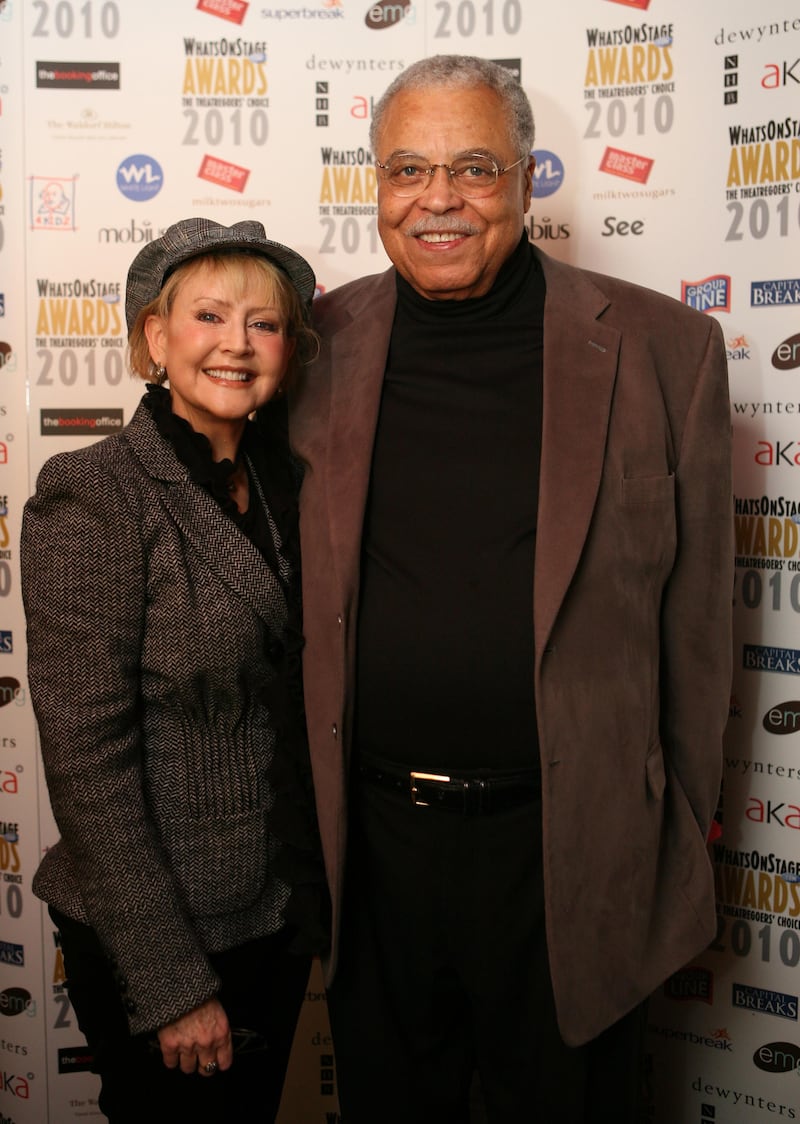 James Earl Jones and his wife Cecilia Hart