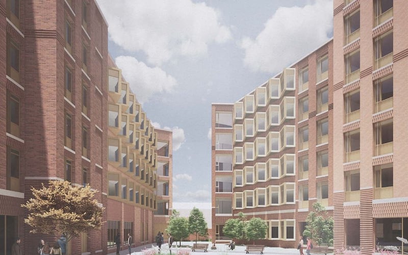 An artistic impression of the proposed Chandler Court development in Derry.