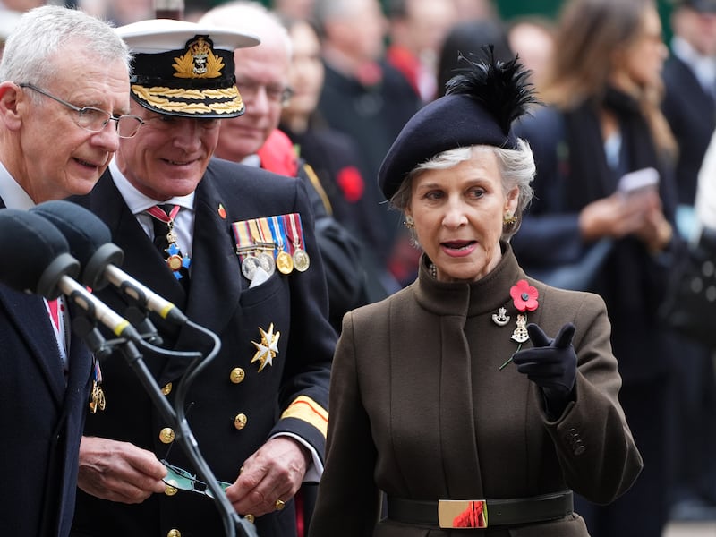 The Field of Remembrance comprises more than 40,000 tributes laid on 308 plots in the grounds of Westminster Abbey