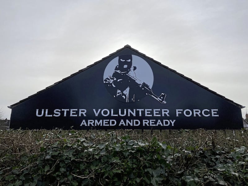 A UVF mural in the Sydenham area of east Belfast