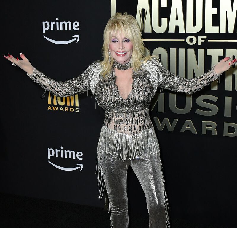 Dolly Parton attends the 58th Academy Of Country Music Awards