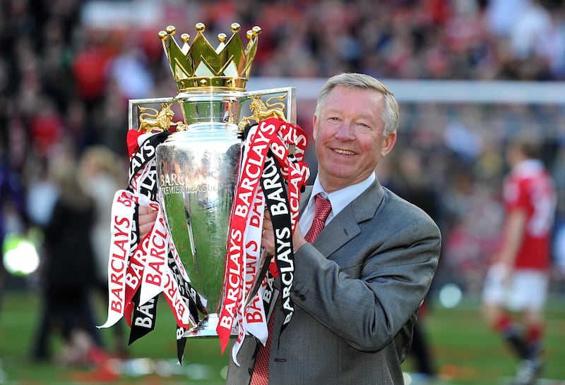 Ruben Amorim will become United’s seventh manager since Sir Alex Ferguson, pictured, retired