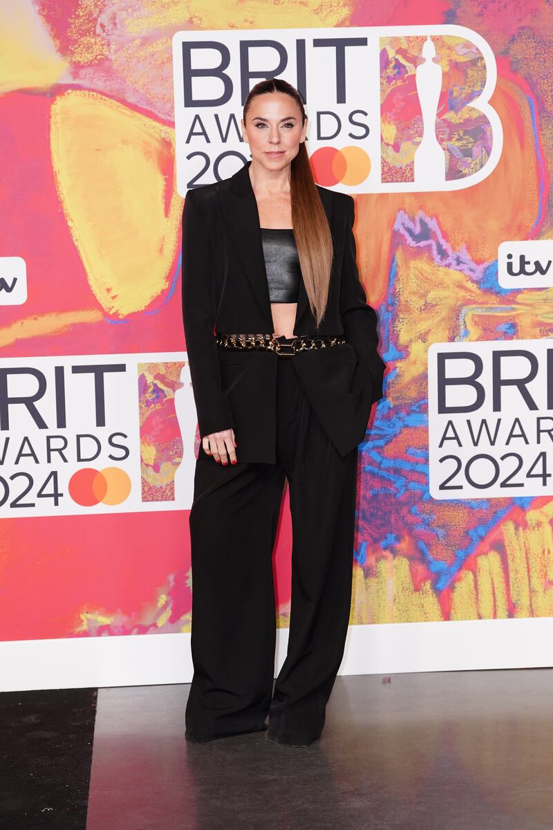 Melanie Chisholm attending the Brit Awards 2024 at the O2 Arena