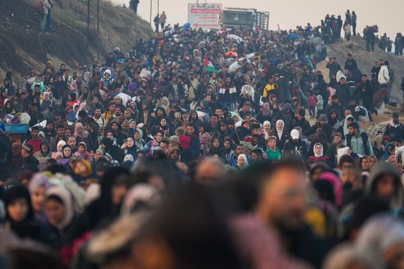 Many had feared that the exodus from northern Gaza at the start of the war would be permanent (AP)