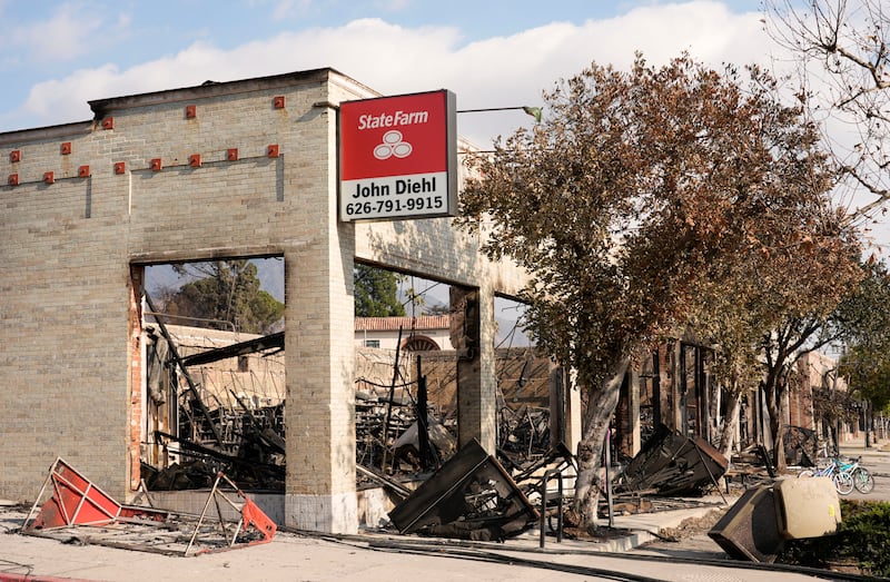 Thousands of homes and business premises have been destroyed in the fires (Chris Pizzello/AP)