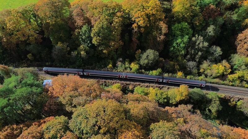 The collision involved two trains