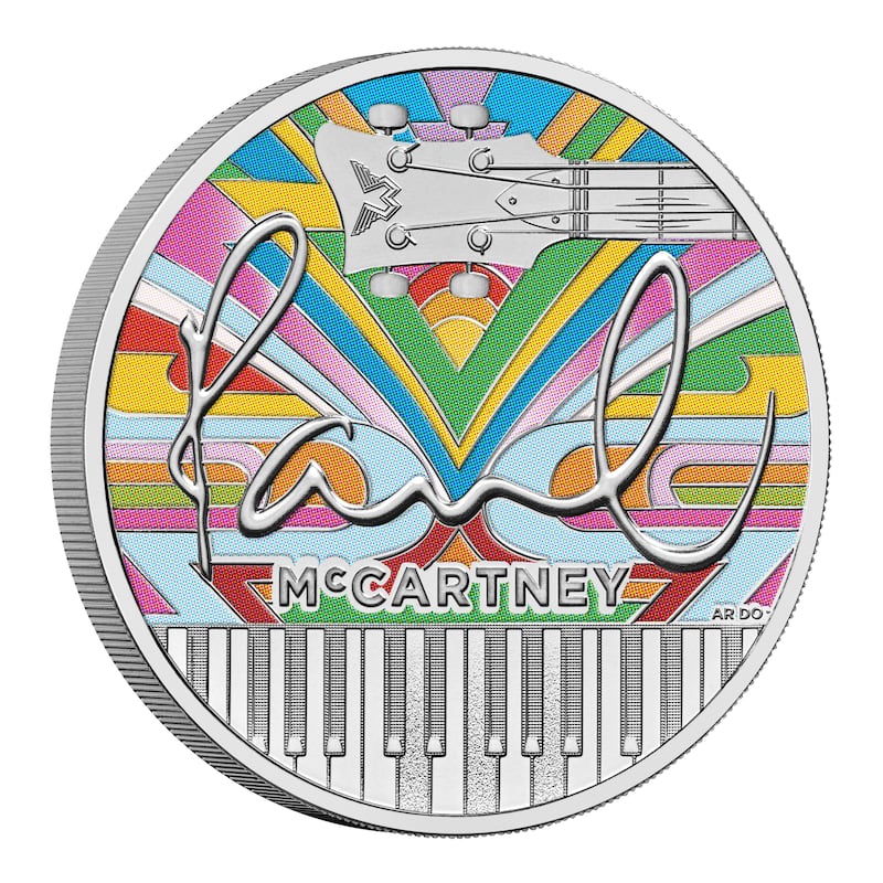 The Royal Mint coin honouring Sir Paul McCartney