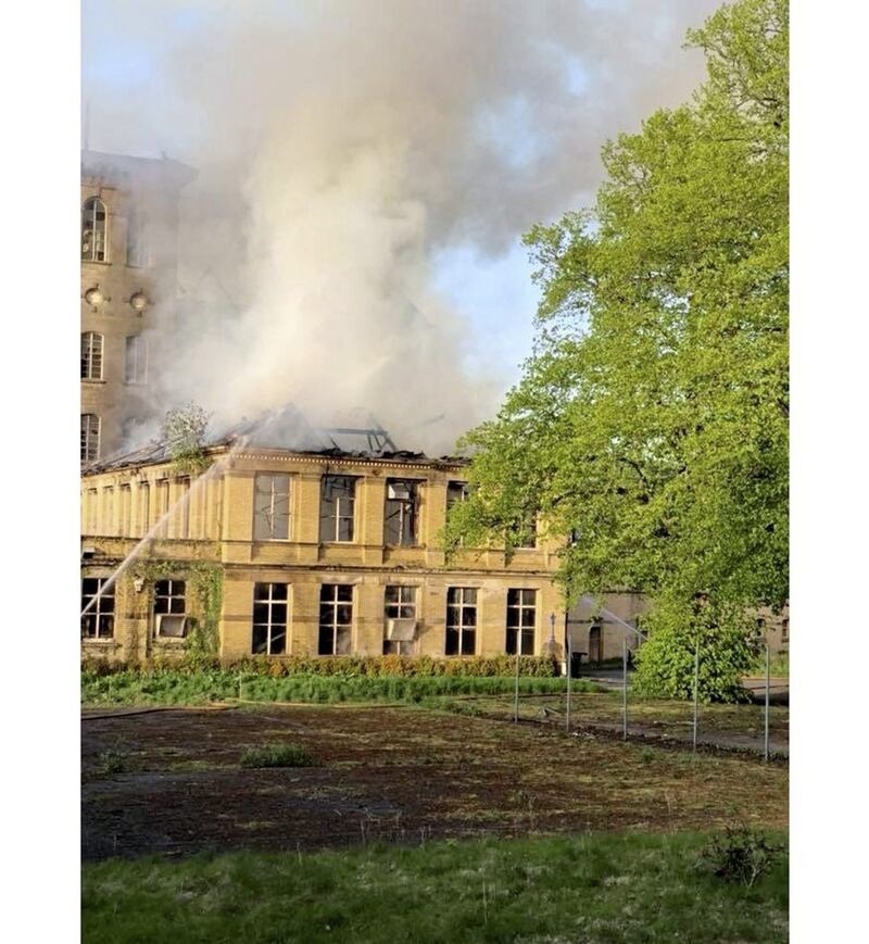 One of the recent blazes at Herdman&#39;s Mill. 