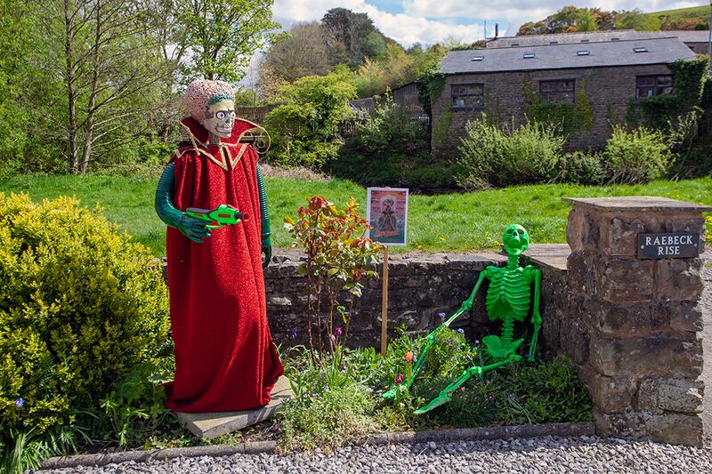 John Gordon and his wife’s scarecrow offering