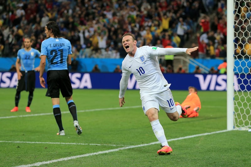 Wayne Rooney scored a 75th minute equaliser for England but Luis Suarez would have the final world