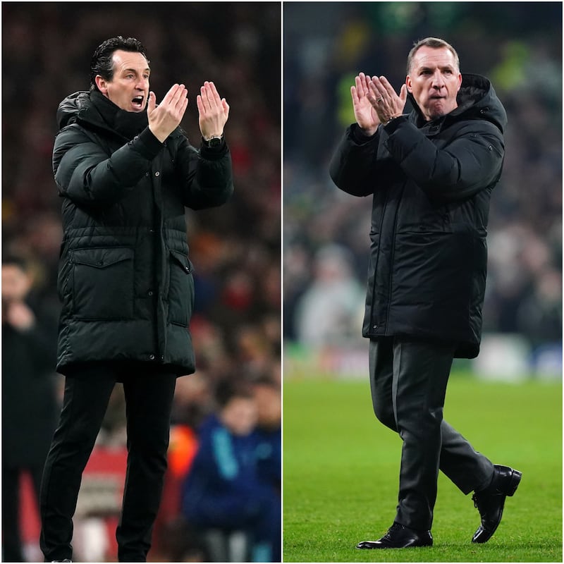 Unai Emery and Brendan Rodgers’ sides face off