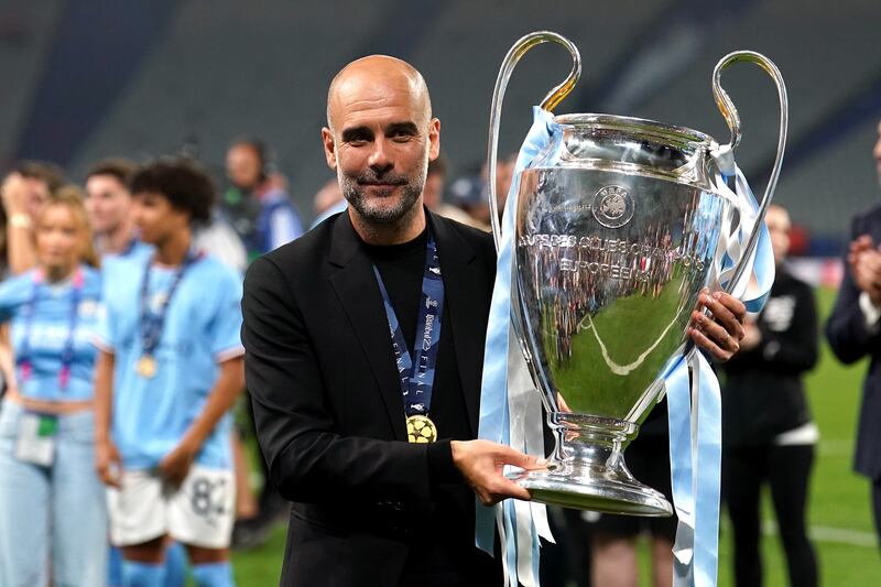 Guardiola finally guided City to Champions League success in 2023