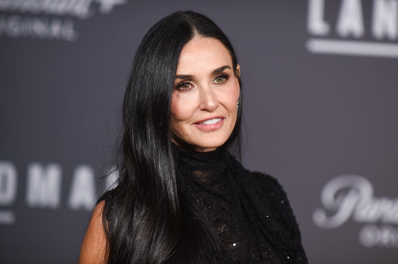 Demi Moore arrives at the premiere of Landman (Richard Shotwell/Invision/AP)