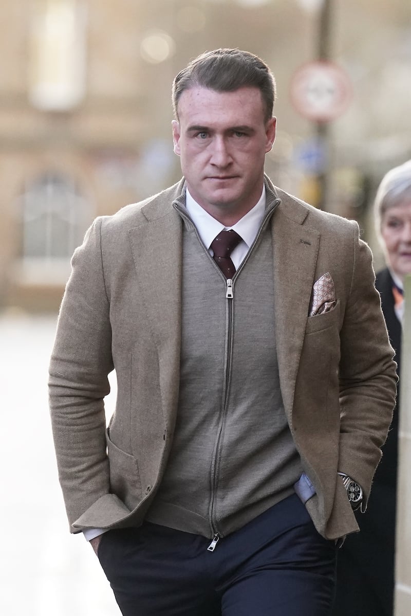 Stuart Hogg previously appeared at Jedburgh Sheriff Court in December