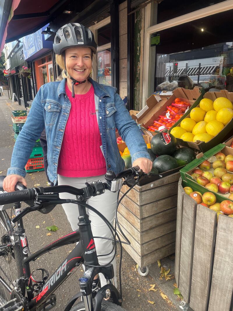 Anne Madden takes her bike shopping, to work and out in the countryside for a heathy lifestyle but never without her helmet