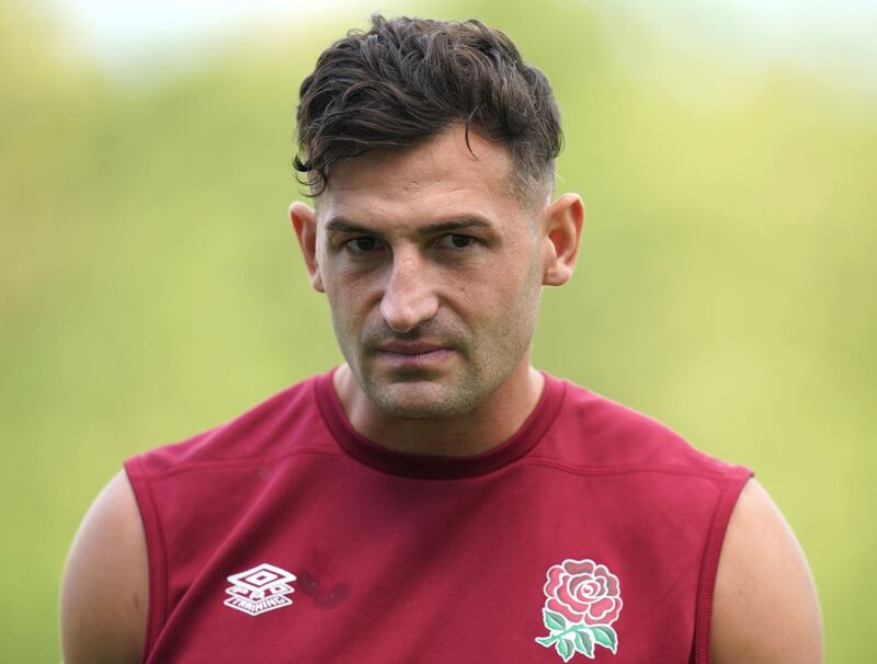 England's Jonny May during a training session