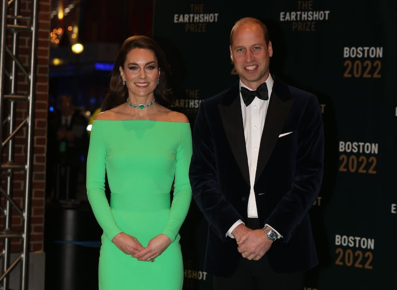 The Prince and Princess of Wales attend the second annual Earthshot Prize in 2022 in Boston