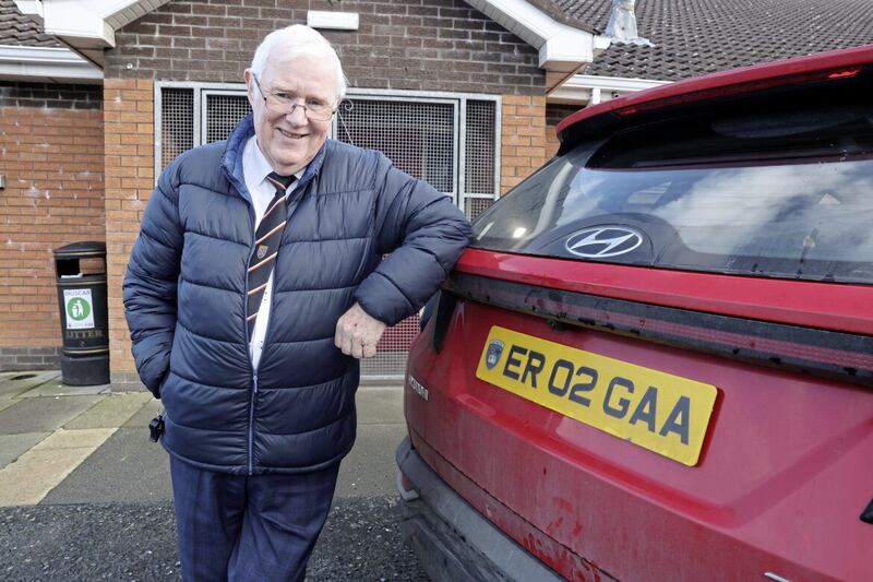 Eugene Reavey is a lifelong GAA fan - particularly Armagh. Picture Mal McCann. 