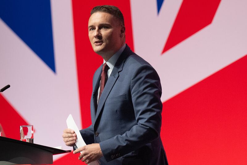 Health Secretary Wes Streeting