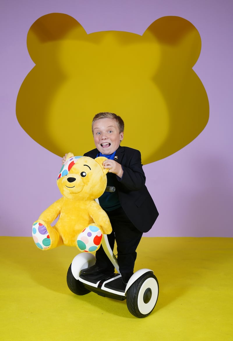 Lenny Rush at the BBC Children In Need appeal show at MediaCityUK in Salford