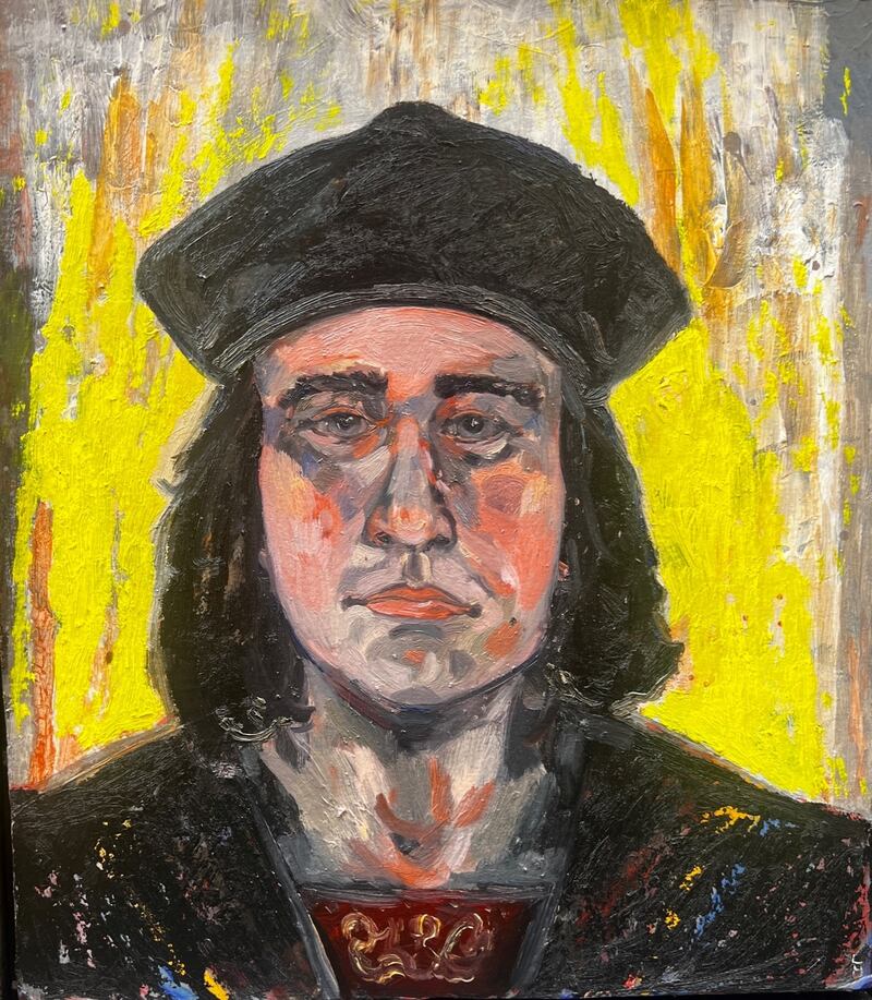 Richard III On The Eve Of Bosworth is one of 10 new portraits by painted by Dan Llywelyn Hall for the Society of Antiquaries (Dan Llywelyn Hall/pa)