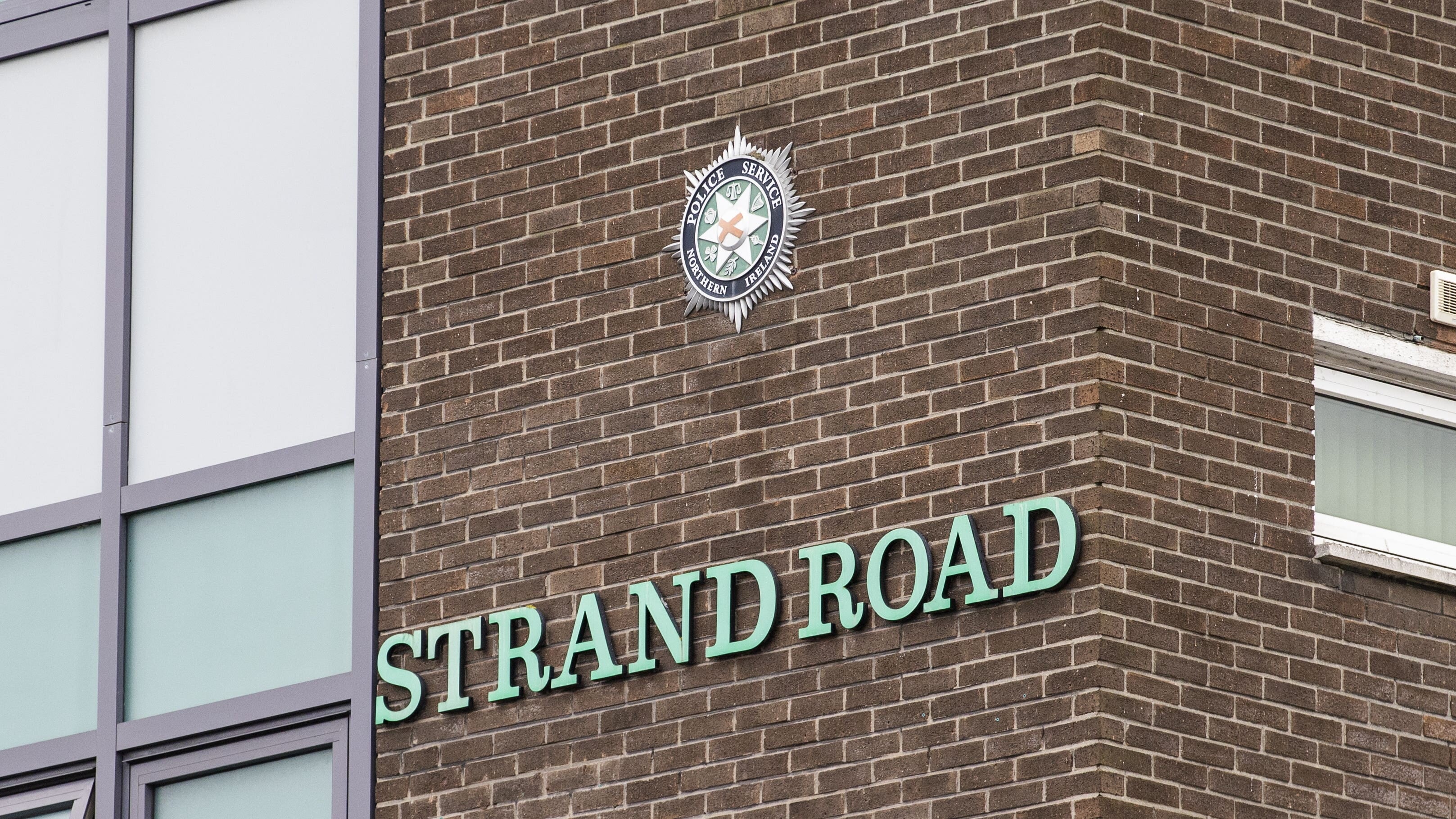 Strand Road Police Service of Northern Ireland (PSNI) station in Derry City in Northern Ireland (Liam McBurney/PA)