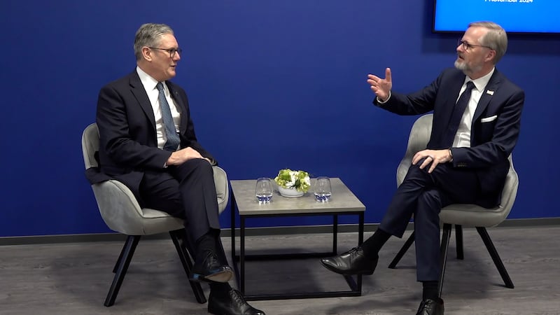 Prime Minister Sir Keir Starmer held a bilateral meeting with Czech Republic Prime minister Petr Fiala during the summit