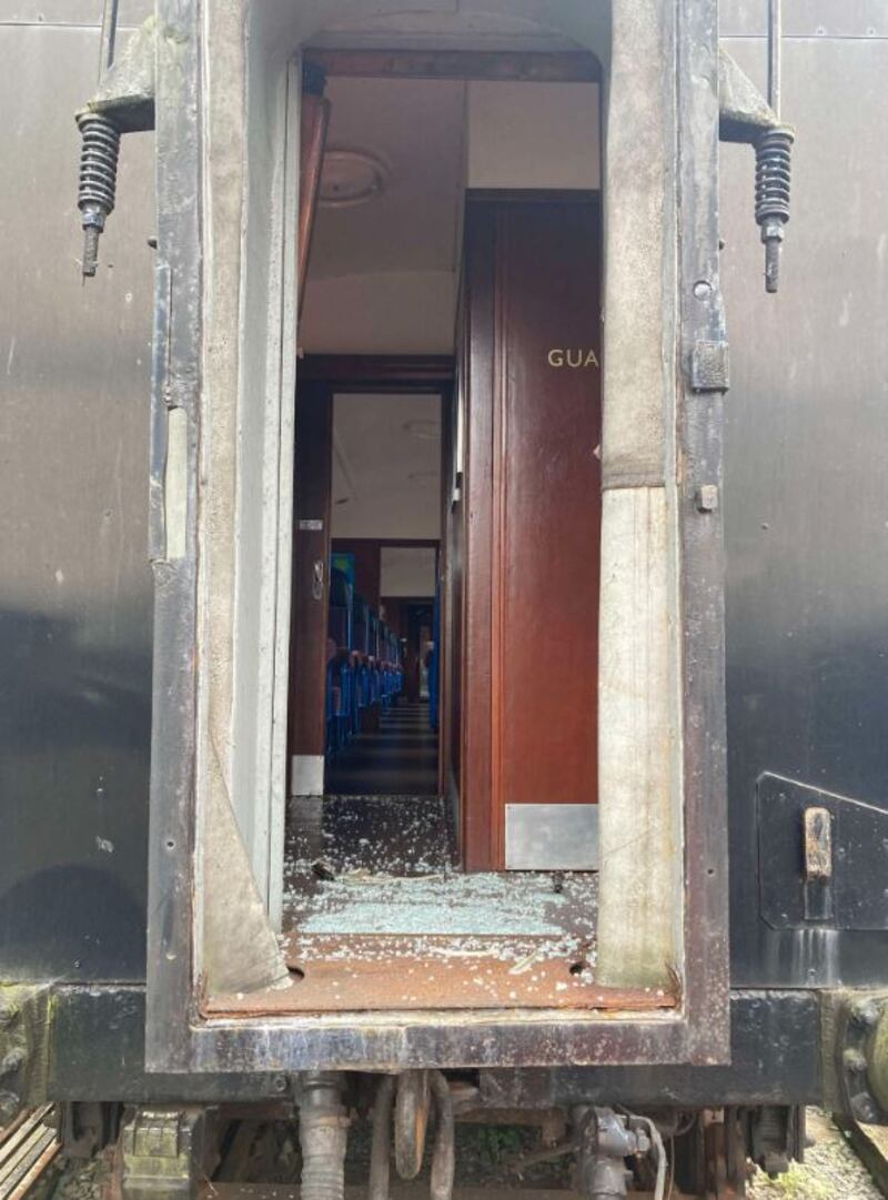 Substantial damage was caused to the visitor attraction on Friday