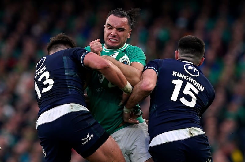 James Lowe was in outstanding form for Six Nations champions Ireland
