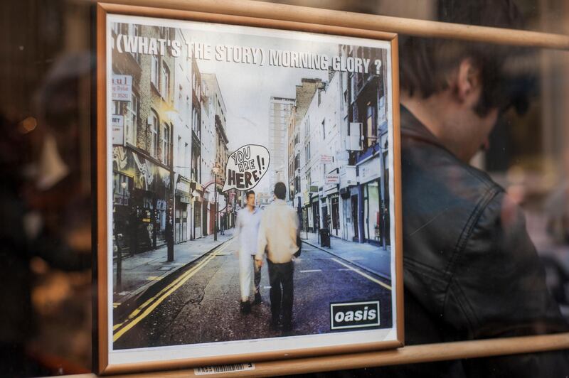 The Oasis (What’s The Story) Morning Glory album cover which depicted Berwick Street on its cover