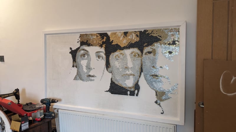 The Beatles recreation has taken Mr Timby roughly 120 hours to complete