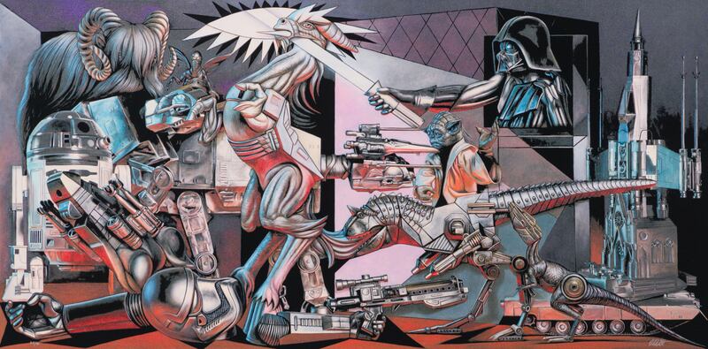 Ron English ‘Star Wars Guernica’, 2024