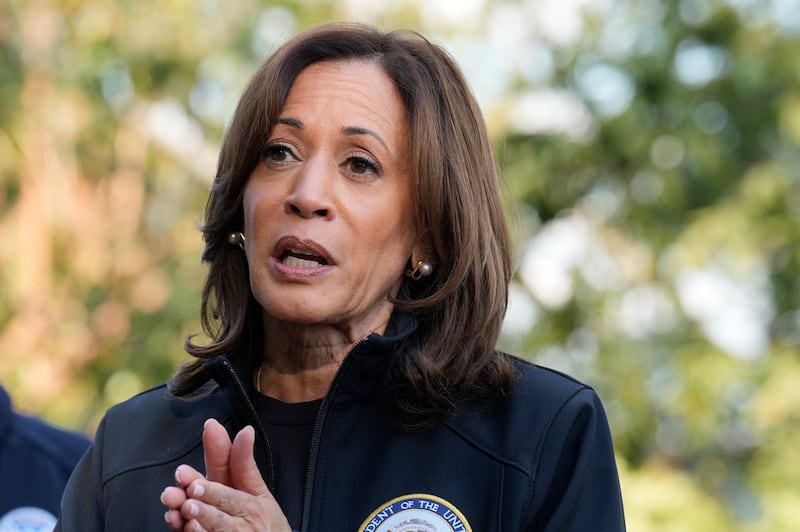 Vice President Kamala Harris has defended abortion rights (Carolyn Kaster/AP)